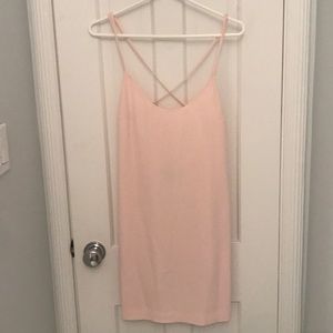 French Connection light pink slip dress size 0